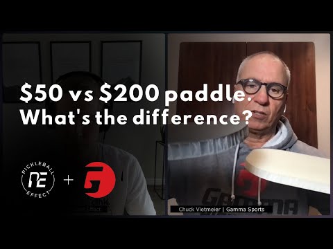 What's the difference between a $50 pickleball paddle and $200 one? | Interview with Gamma