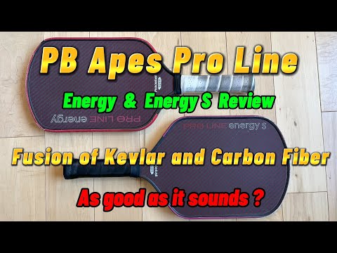 Pickleball Apes Pro Line Energy & Energy S Paddles Review.