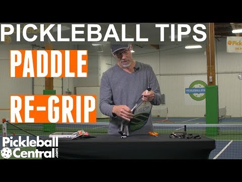 How to Re-Grip a Pickleball Paddle and How to Add an Over Grip