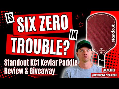 Standout Pickleball KC1 Kevlar Edgeless Paddle Review & Giveaway: Is Six Zero In Trouble? 👀