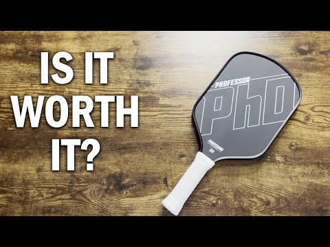 Professor PhD Raw Carbon Fiber Pickleball Paddle Review - Is It Worth It?