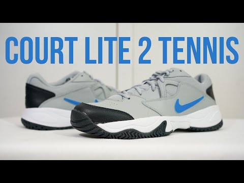 NIKE COURT LITE 2 TENNIS (grey/blue): Unboxing, review & on feet