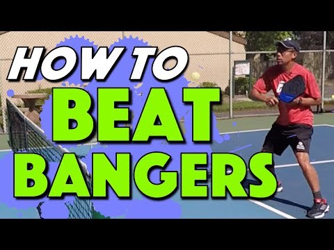 How to Beat Bangers | Defending against hard hitters in pickleball