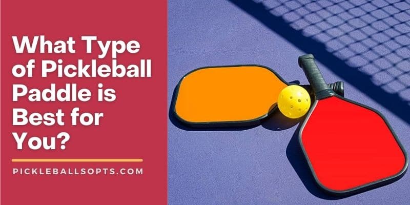 What Type Of Pickleball Paddle Is Best For You?