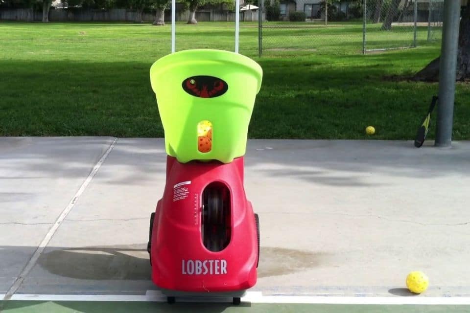clean Waxy Buildup on your lobster pickleball machine