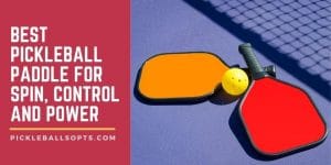 Best Pickleball Paddle For Spin, Control And Power