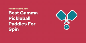 Best Gamma Pickleball Paddles For Spin