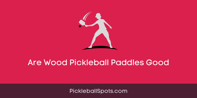 Are Wood Pickleball Paddles Good?
