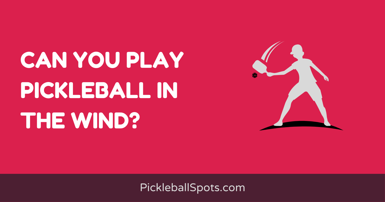 Can You Play Pickleball In The Wind