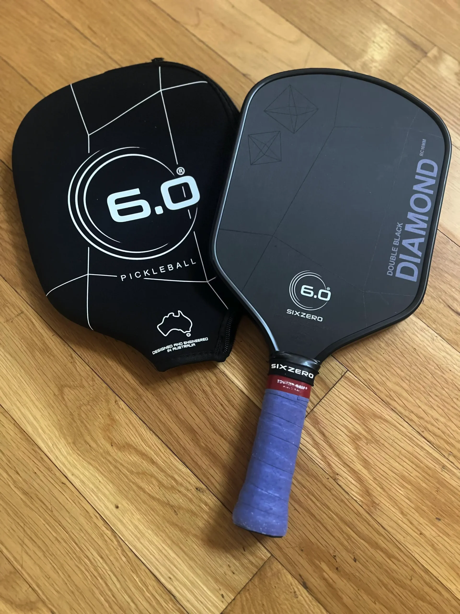 Sixzero Double Black Diamond Control 16Mm Pickleball Paddle Review Pickleballspots.com . 4 Scaled