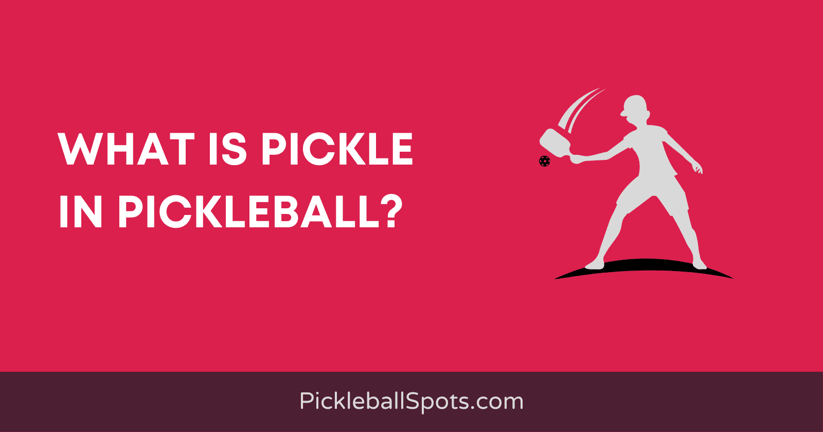 What Is Pickle In Pickleball